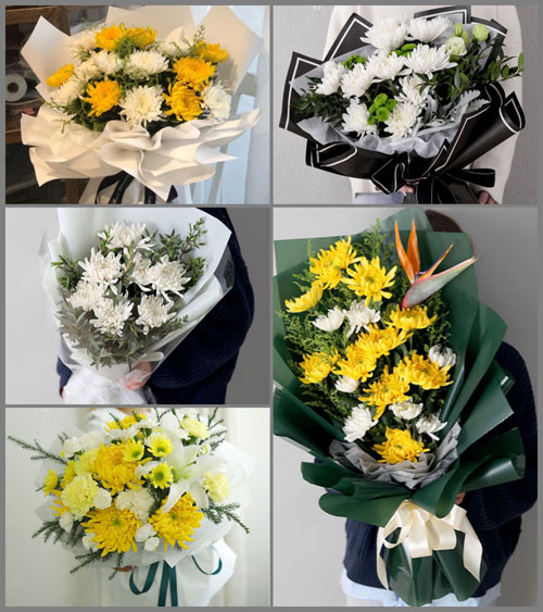 江苏苏州姑苏区白洋湾街道宝邻社区白事花束代送